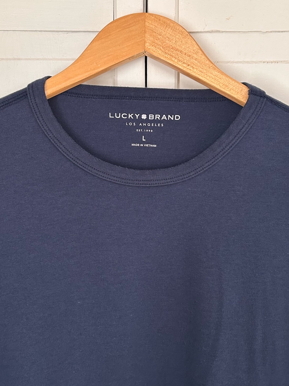 Lucky Brand Men’s Size L Classic Long Sleeve Crew Neck Tee
